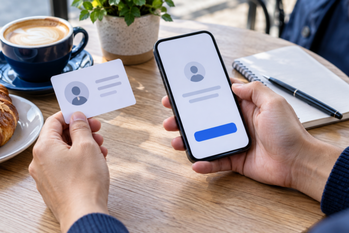 Mobile payment confirmation scene with strong security-focused editorial lighting